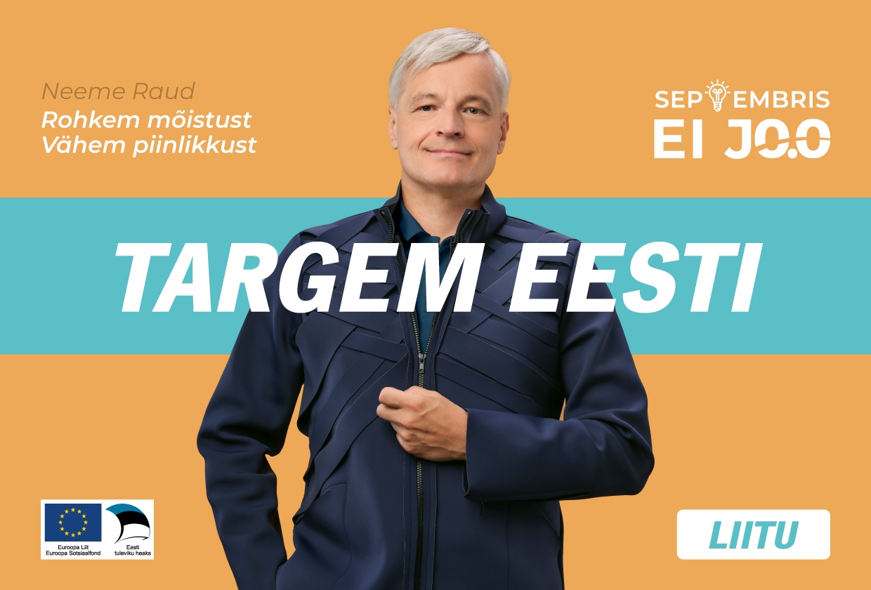 Septembris ei joo plakat 2022 Neeme Raud