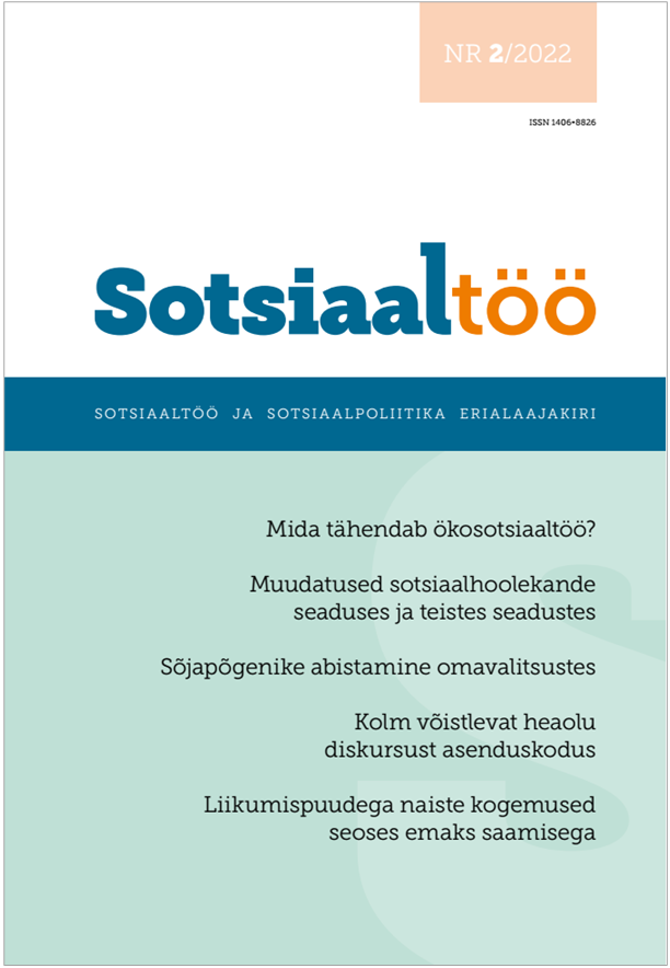 Sotsiaaltöö 2-2022