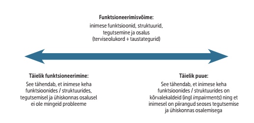 Funktsioneerimisvõime, puude ja teenuste omavahelised seosed