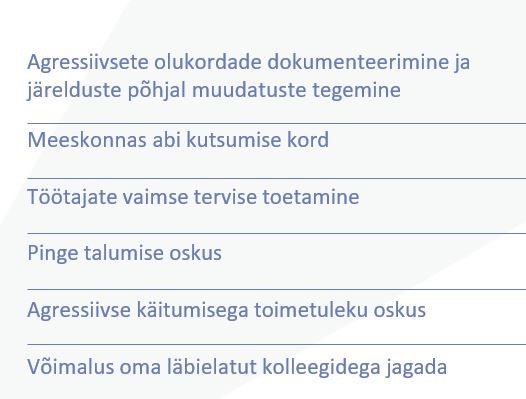 Mis tagab töötajate turvatunde?