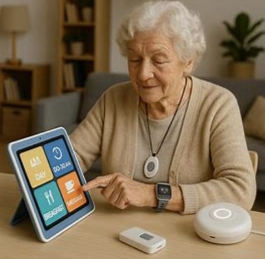 Tehnoloogilised lahendused ei ole asi iseeneses, lahedused peavad lähtuma inimesest. AI abil loodud illustreeriv pilt.