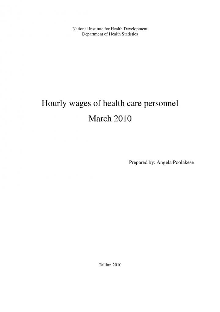 136499370350_Hourly wages of health care personnel_2010