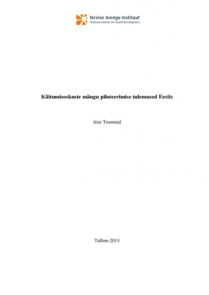 144179868974_Kaitumisoskuste_mangu_piloteerimise_tulemused_Eestis