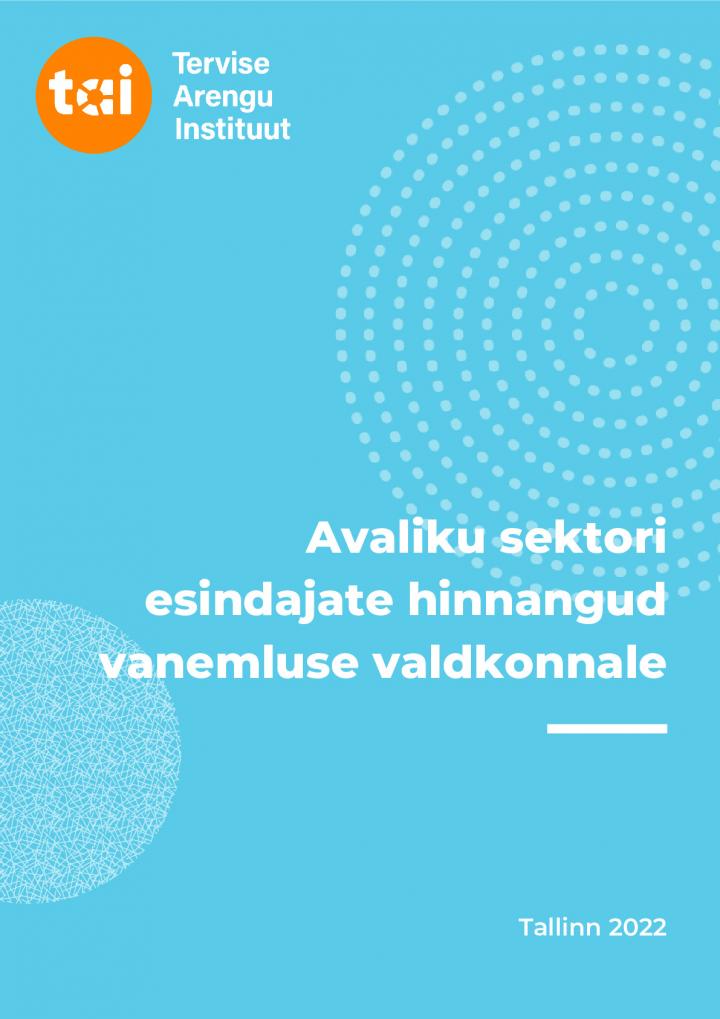 Avaliku sektori esindajate hinnangud vanelmuse valdkonnale_01.2022