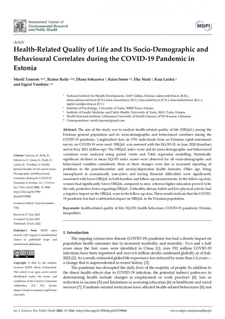 Health-Related_Quality_of_Life_and_Its_Socio-Demographic_and_Behavioural_Correlates_during_the_COVID-19_Pandemic_in_Estonia