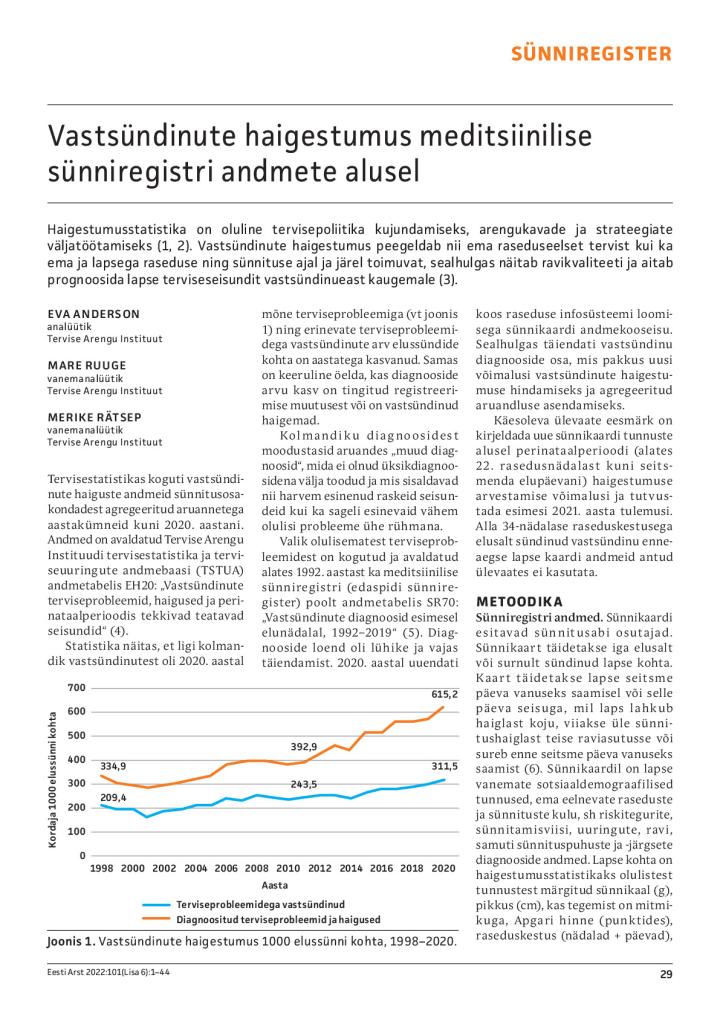 Vastsyndinute_haigestumus_meditsiinilise_synniregistri_andmete_alusel